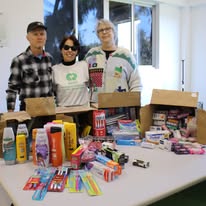 Doação produto de higiene