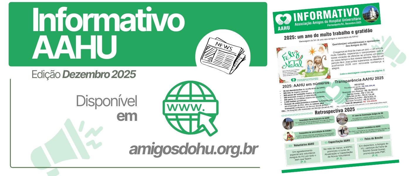 Informativo AAHU - dezembro 2025 - 1400 x 600